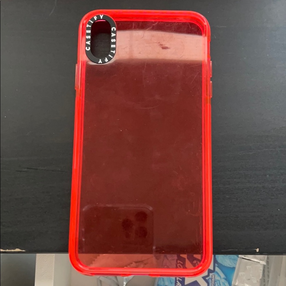 Impact Red Casetify case XS MAX